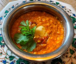 Mumbai's signature dal served in a Handi