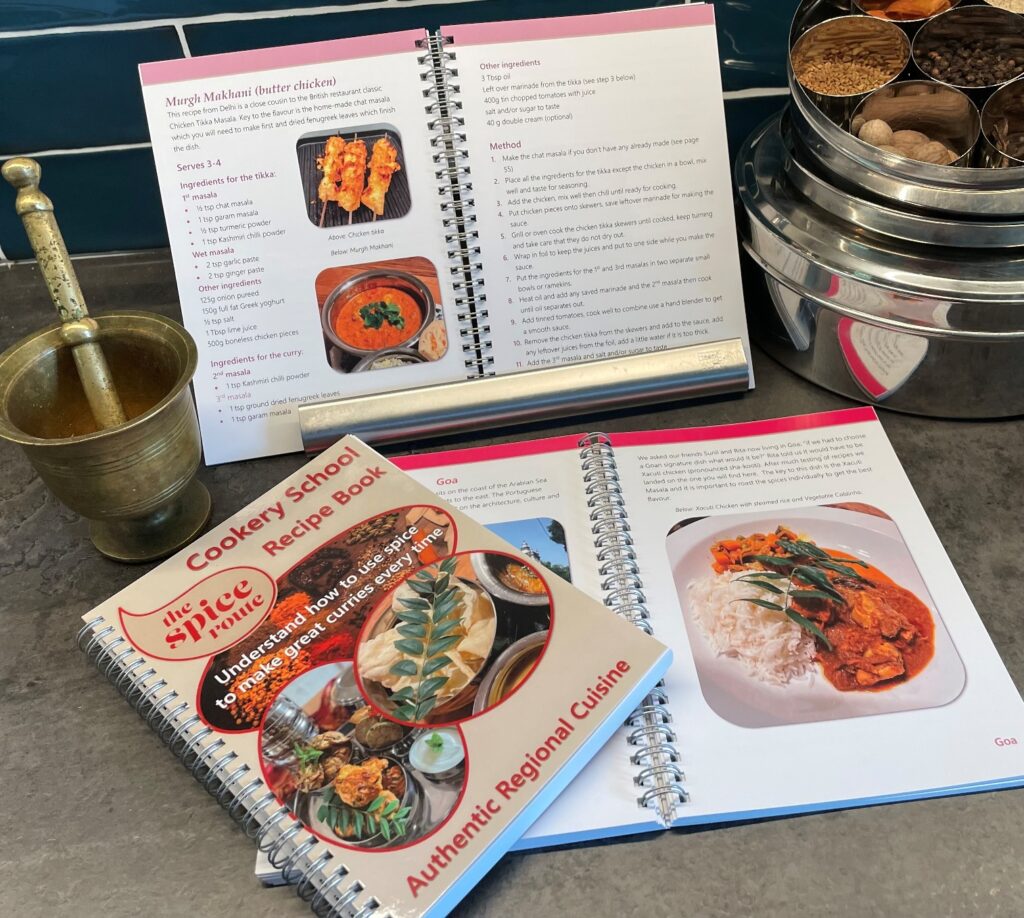 Picture of The Spice Route Cookery School recipe book