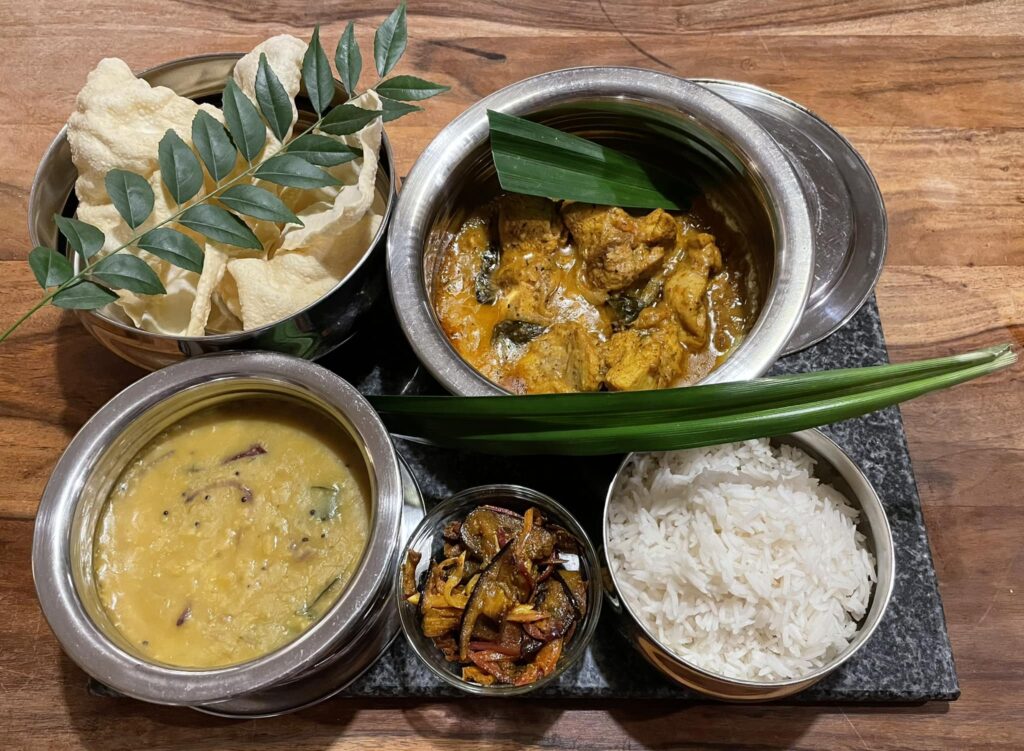 Image of Sri Lankan food cooked by The Spice Route Cookery School