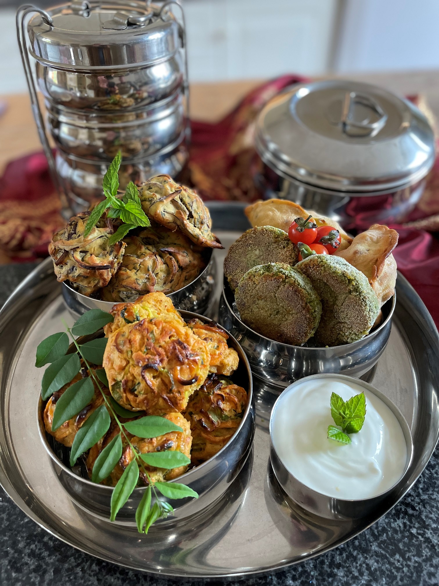 Image of Indian Street Food and Snacks taught at The Spice Route Cookery School in Aboyne Academy