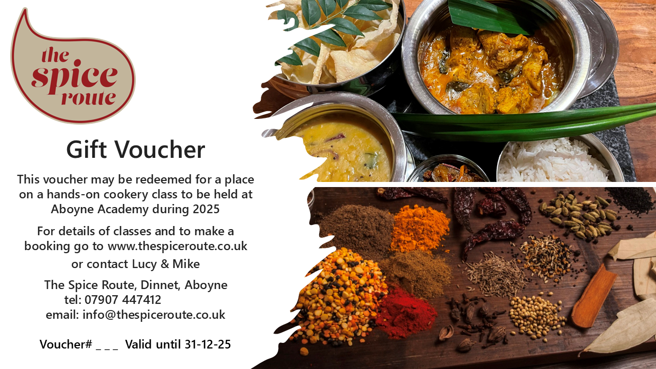 The Spice Route Cookery School Gift Voucher